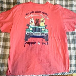 Simply Southern Coral Dog Lover's Tee